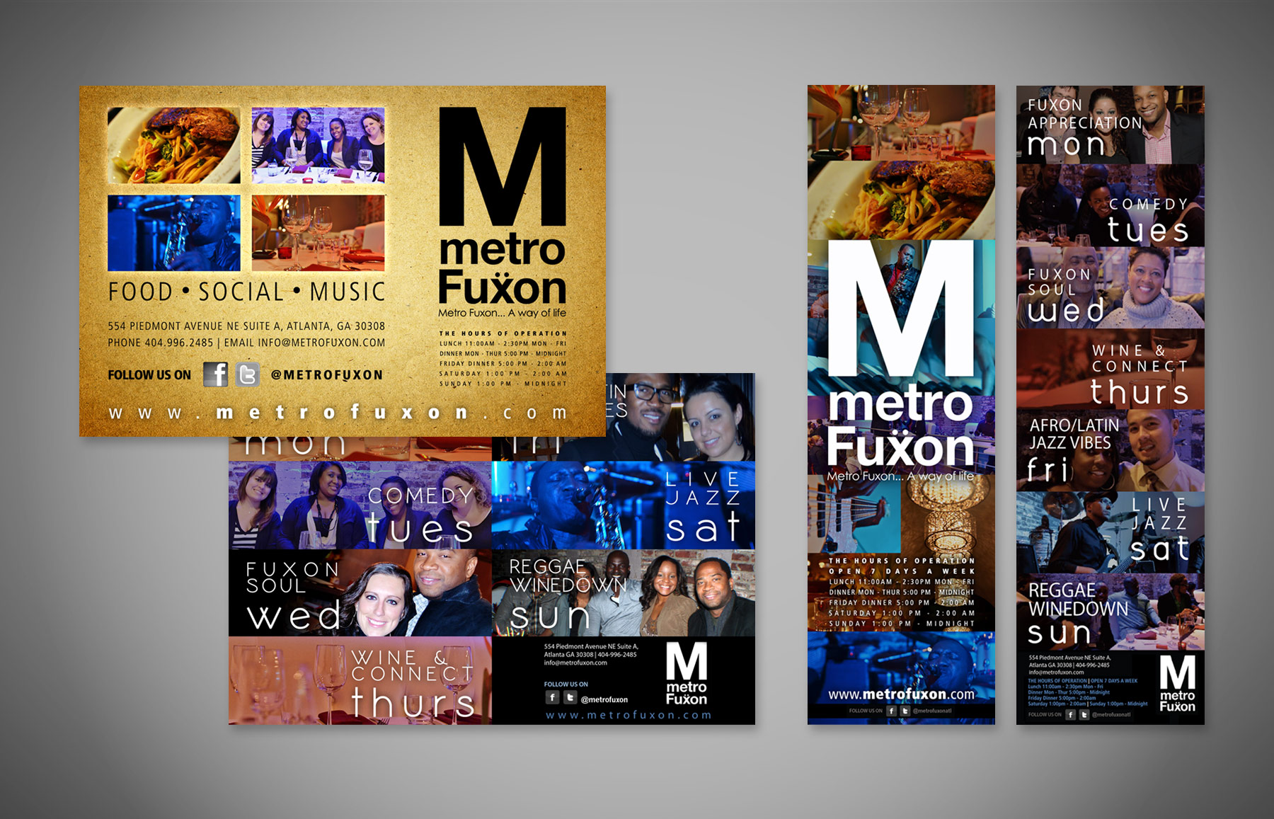 Metro Fuxon Flyer & Bookmarker